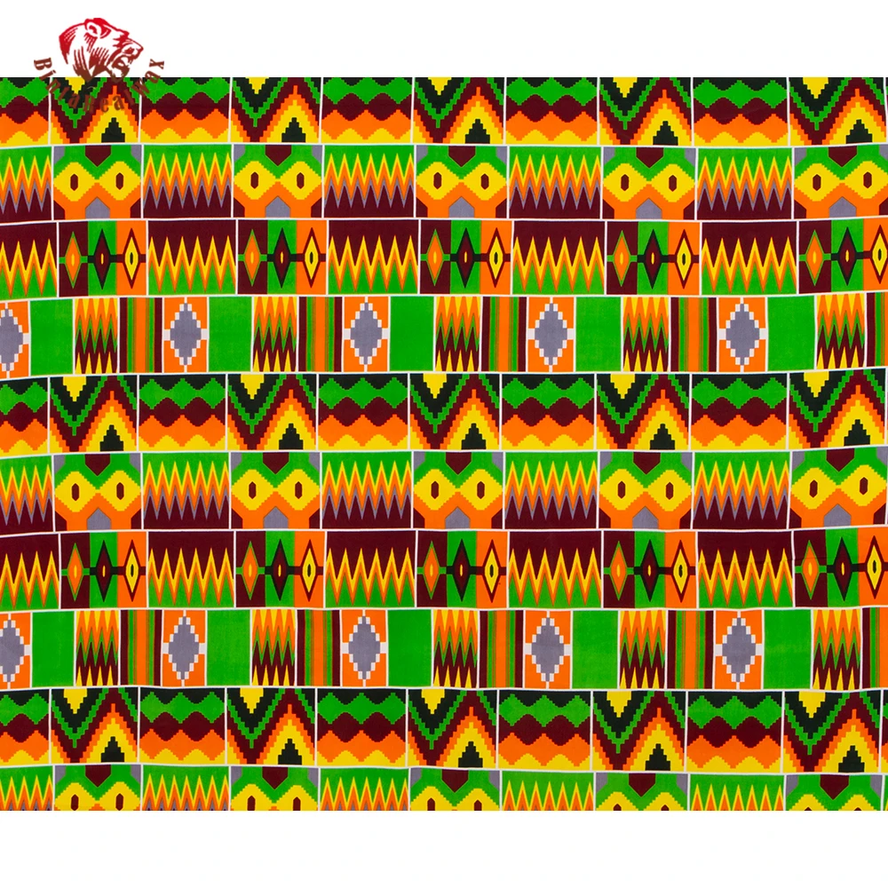 African Cotton Fabric Light Co - Sewing Batik Fabric reseña y precio