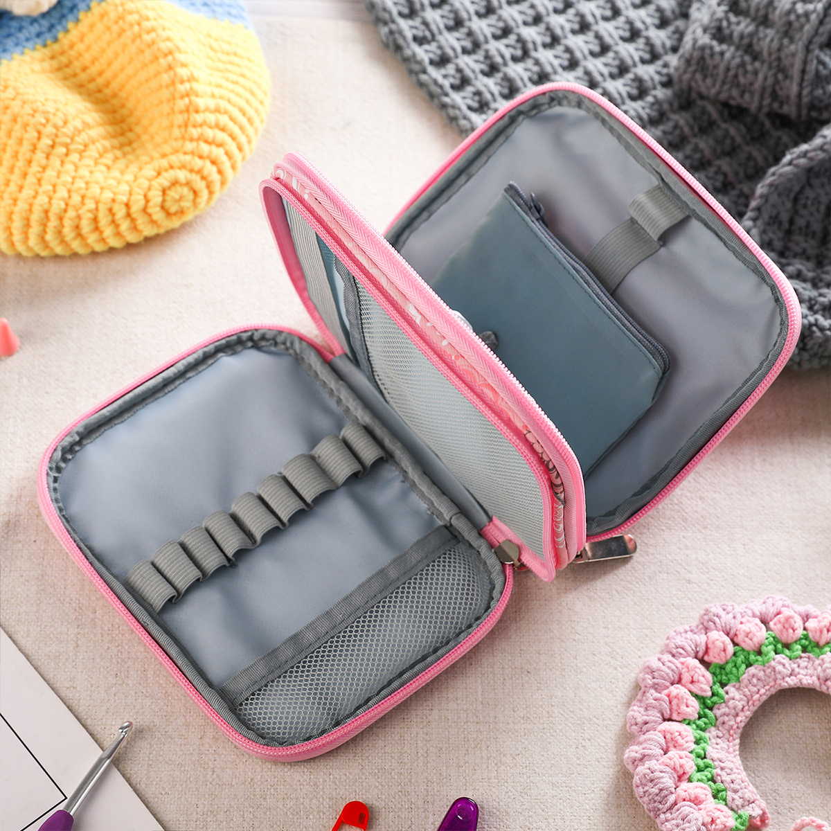 New Empty Knitting Kit Case Or - Textile Sewing Kit reseña y precio