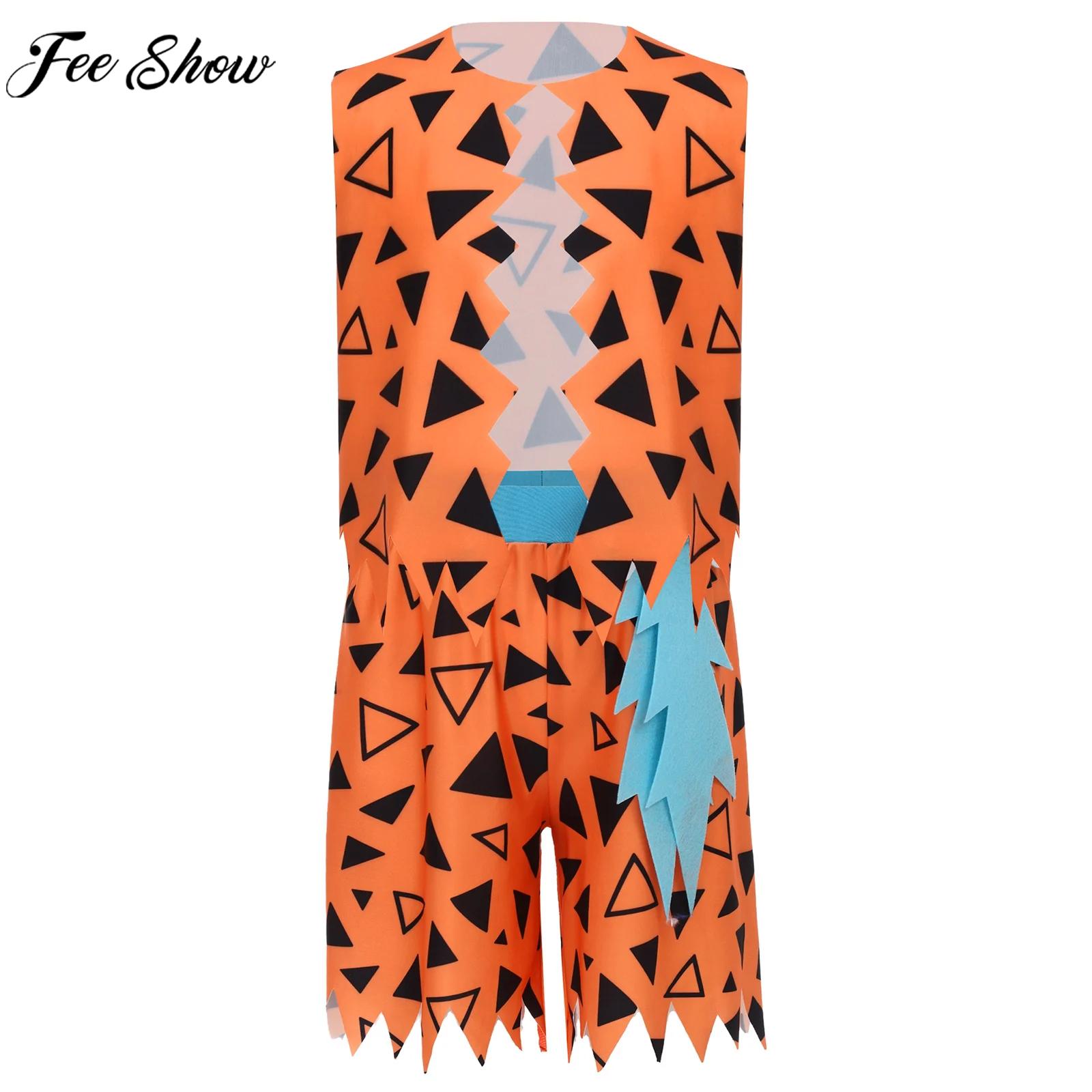 6-16Y Boys Flintstone Costume  - Sewing Vest reseña y precio