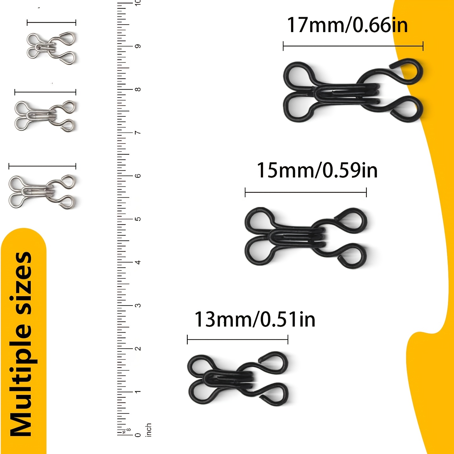 Invisible Collar Hooks and Eye - Hook Eye Fastener reseña y precio
