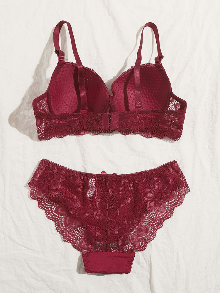 Transparent Floral Two Pieces  - Hook Eye Fastener reseña y precio