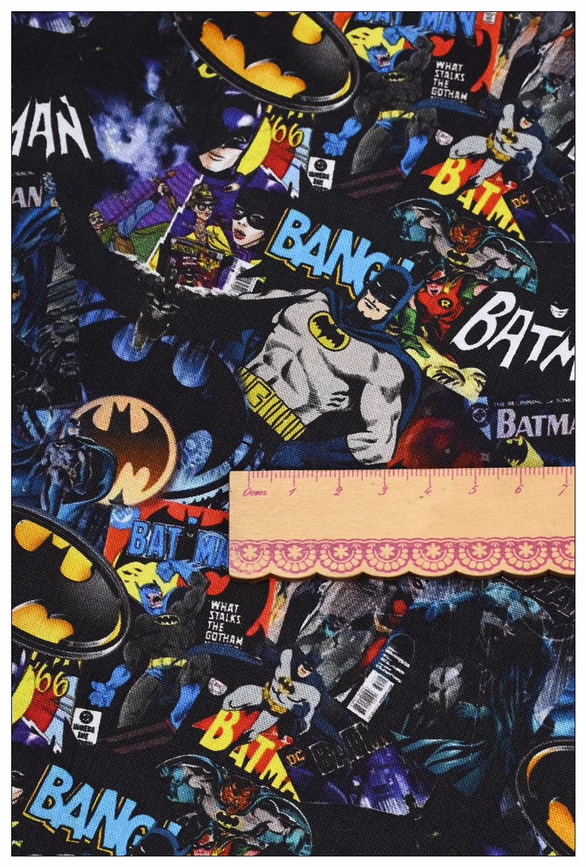 Batman Bandai Anime Design 100 - Textile And Sewing Materials reseña y precio