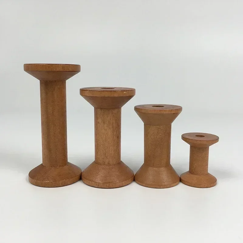 1Pc Brown Big Wood Empty Spool - Thread Bobbins Empty reseña y precio