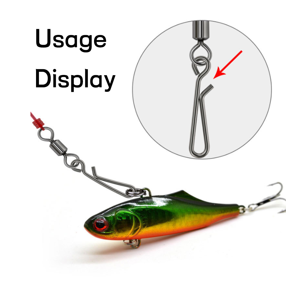 100pcs Saltwater Fishing Stain - Hook Eye Fastener reseña y precio