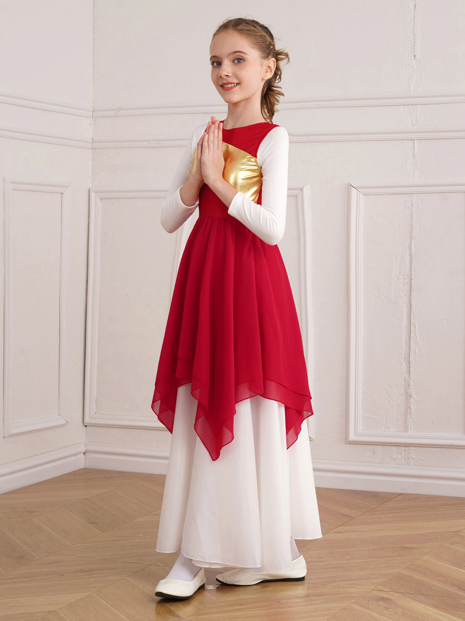 Girls Wordhip Liturgical Costu - Sewing Vest reseña y precio