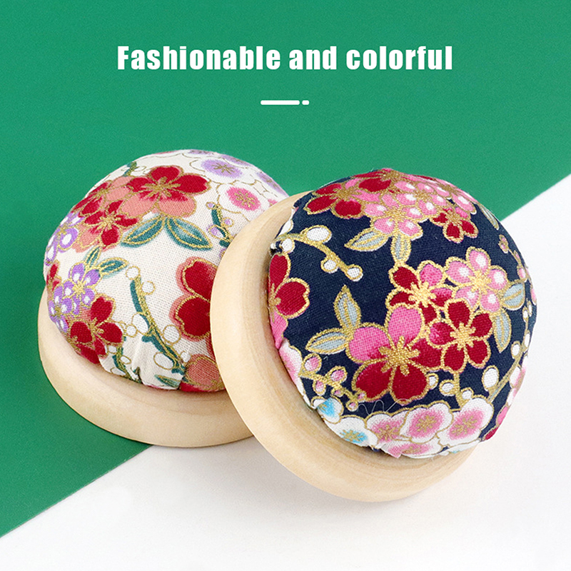 1pc Wood Bottom Base Needle Pi - Sewing Pin Cushion reseña y precio