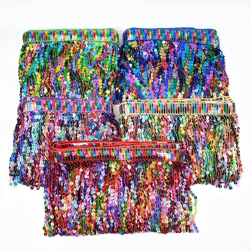 5/10Yards Sequin Fringe Tassel - Textile And Sewing Supply reseña y precio