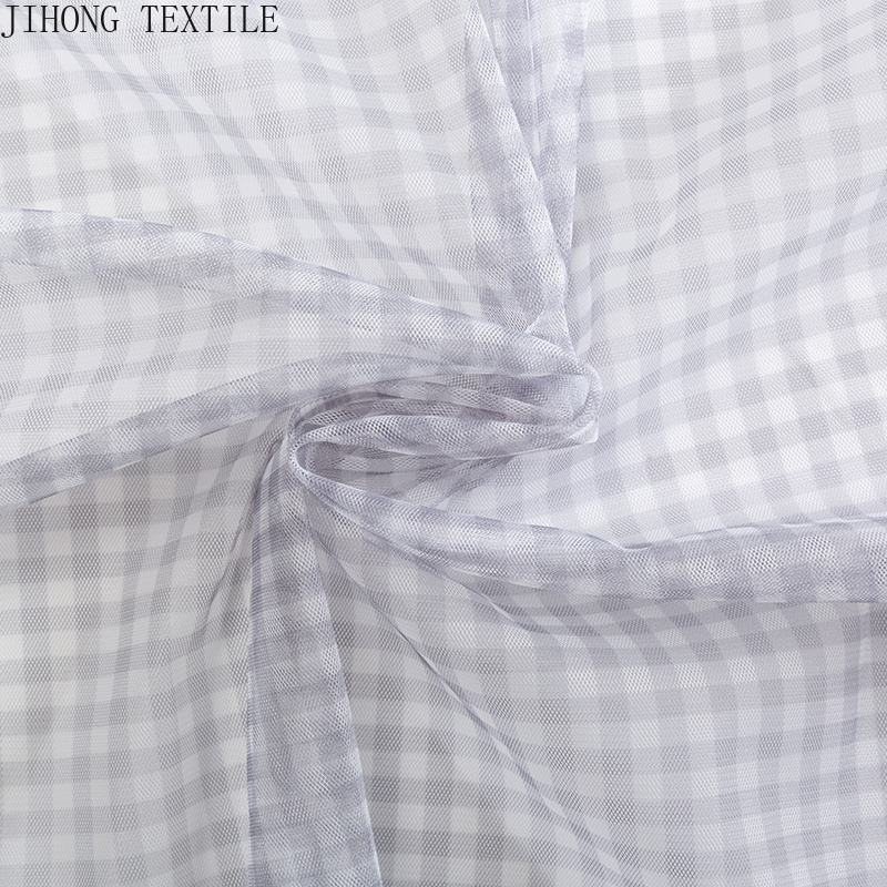 90x150cm Check Tulle Fabric Tr - Textile And Sewing Materials reseña y precio