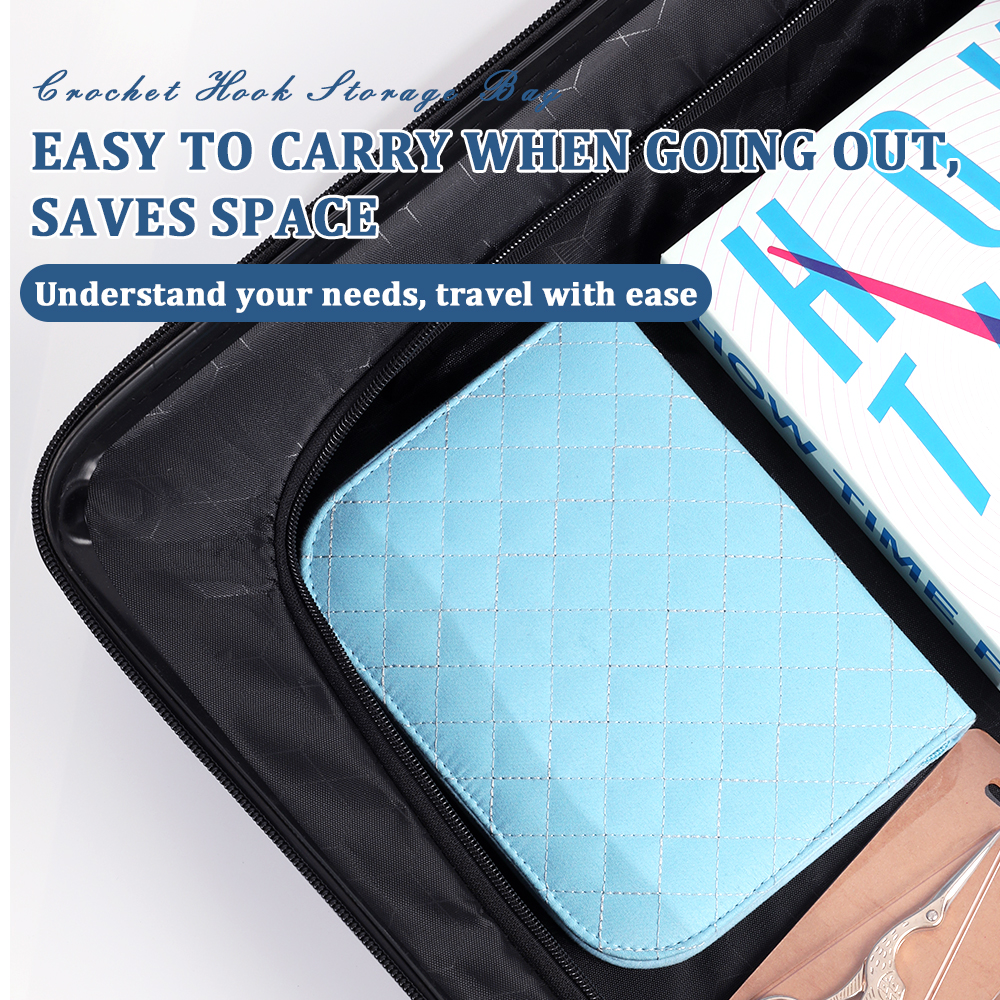 Empty Crochet Hook Storage Bag - Textile Sewing Kit reseña y precio