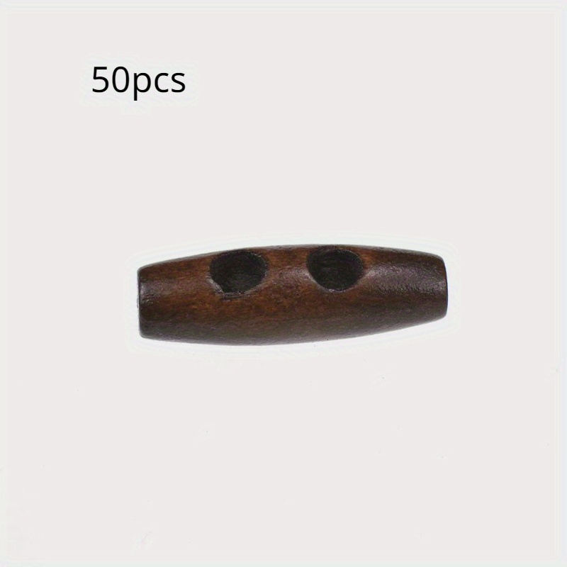 50pcs Recycled Wood Horn Toggl - Sewing Recycle reseña y precio