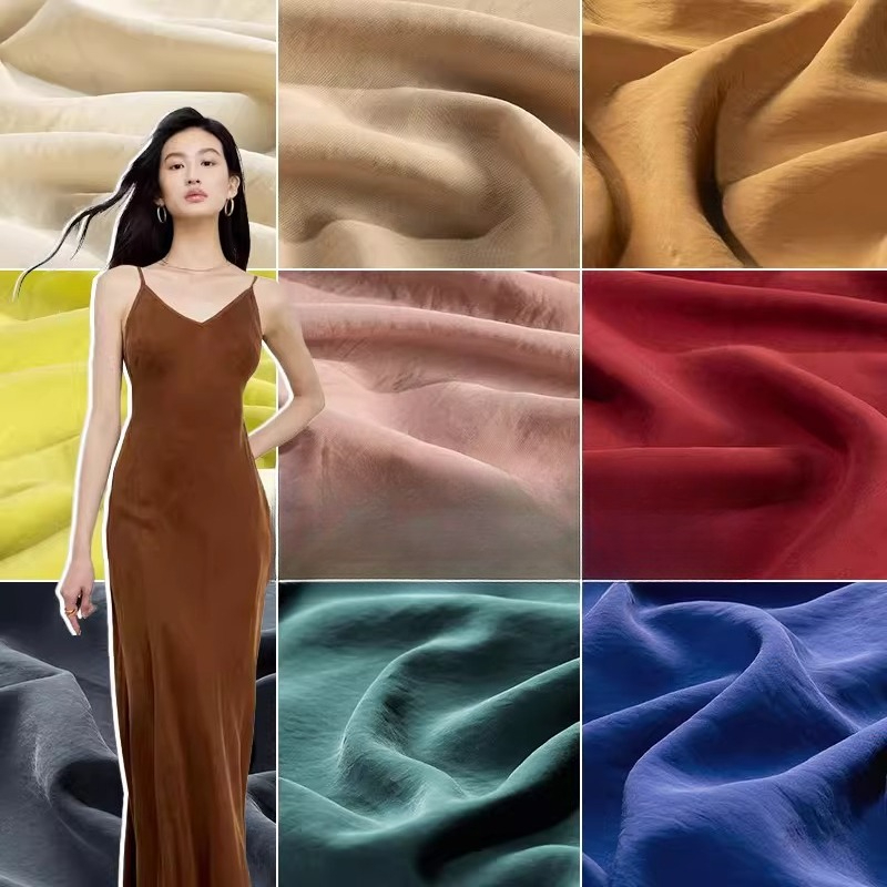 Sand-washed Cupro Fabric By Th - Sewing Recycle reseña y precio