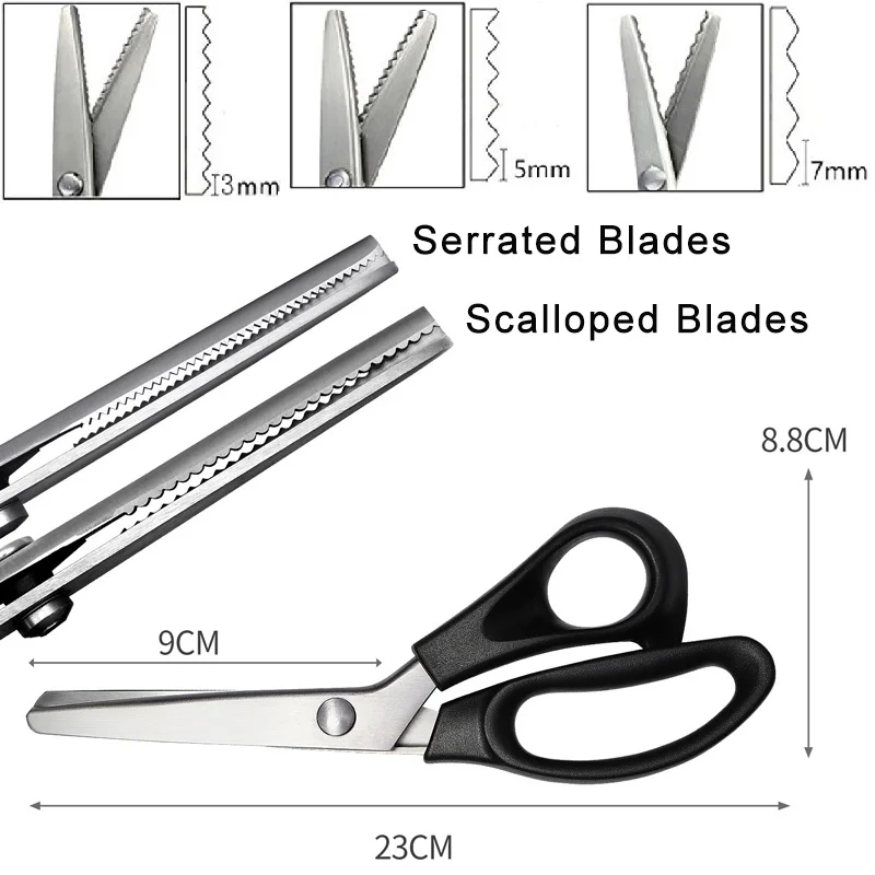 1Pc Pinking Shears Stainless S - Pinking Shear Blade reseña y precio