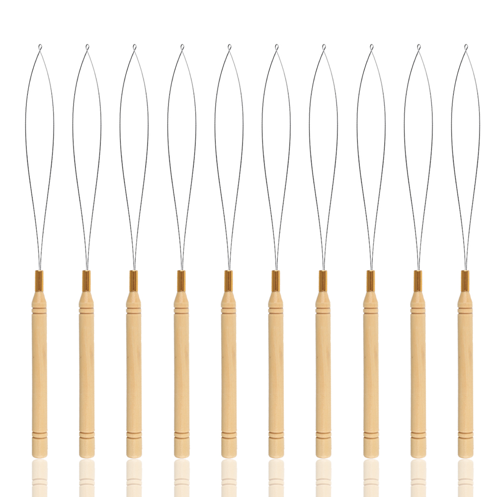 10Pcs Micro Rings Loop Tool Ha - Needle Threader Tool reseña y precio