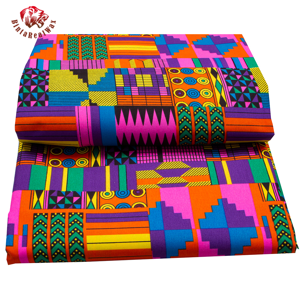 African Print Polyester Fabric - Sewing Batik Fabric reseña y precio