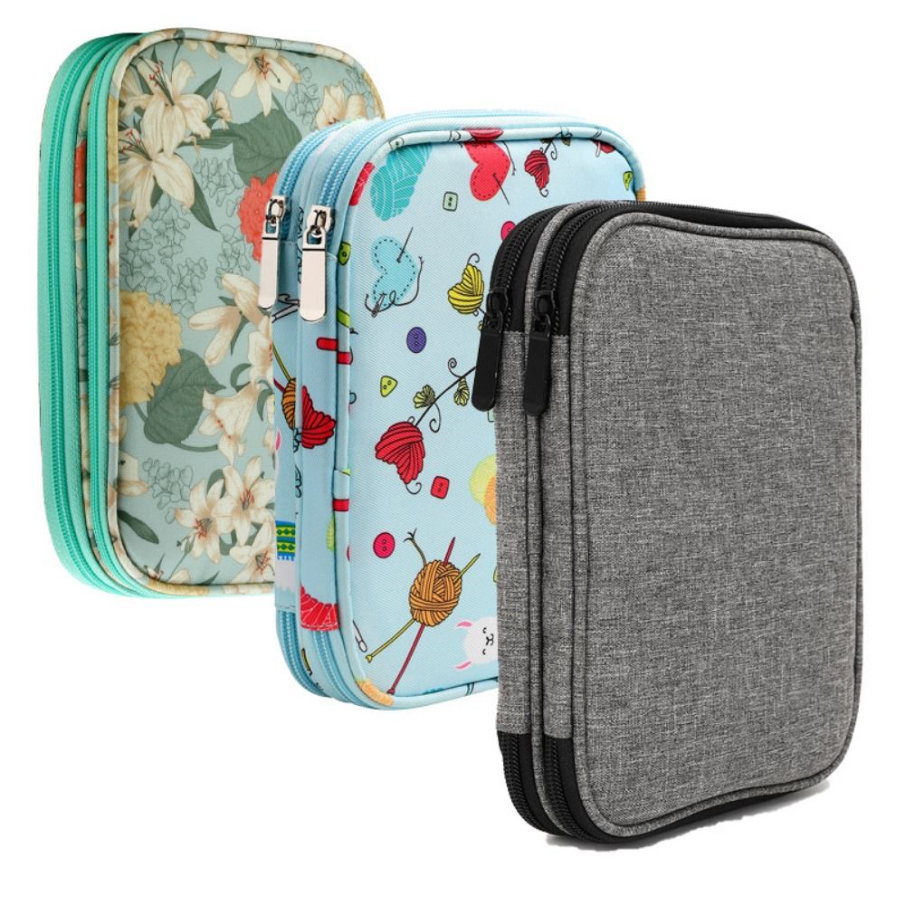 Knitting Needle Case, Portable - Textile Sewing Kit reseña y precio