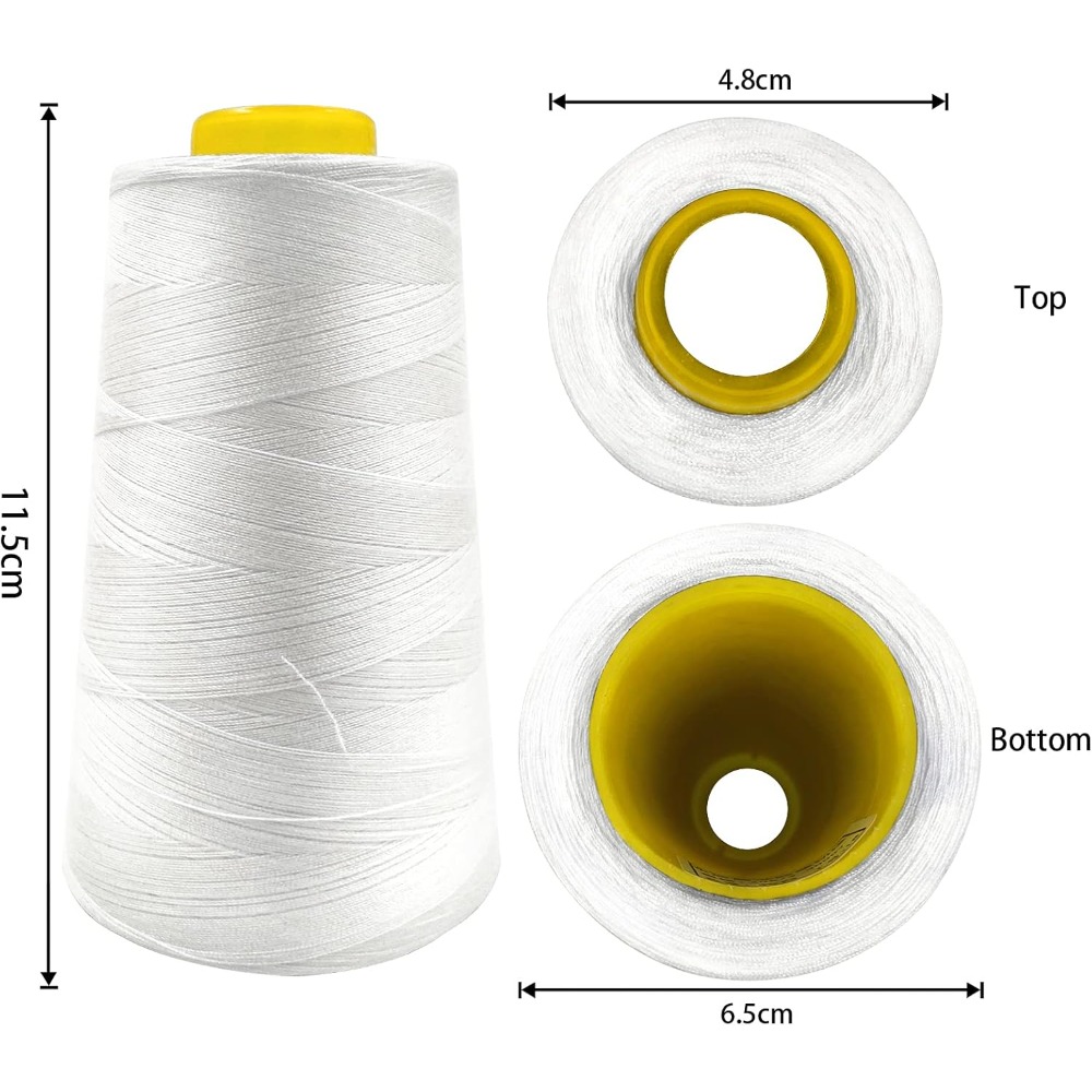 4 Cones of 3000 Yards Each Spo - Serger Thread Cone reseña y precio