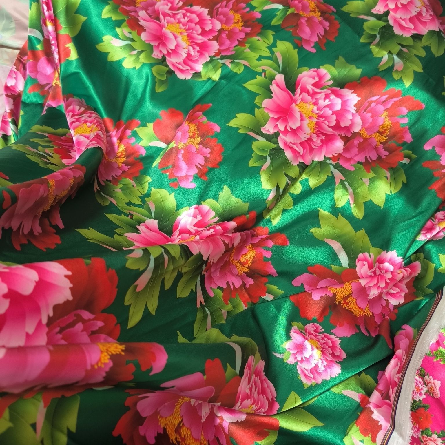 Satin Fabric Cloth without Ove - Sewing By reseña y precio