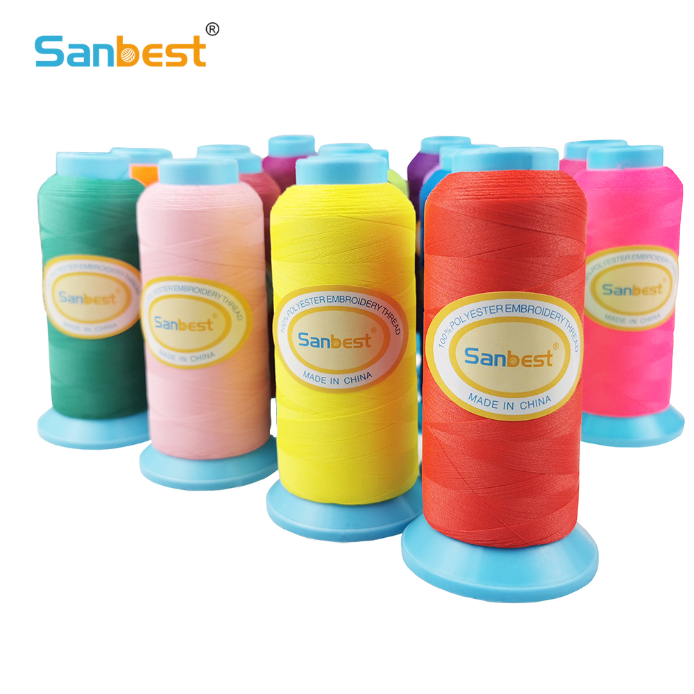 Sanbest Matt Embroidery Thread - Serger Thread Cone reseña y precio