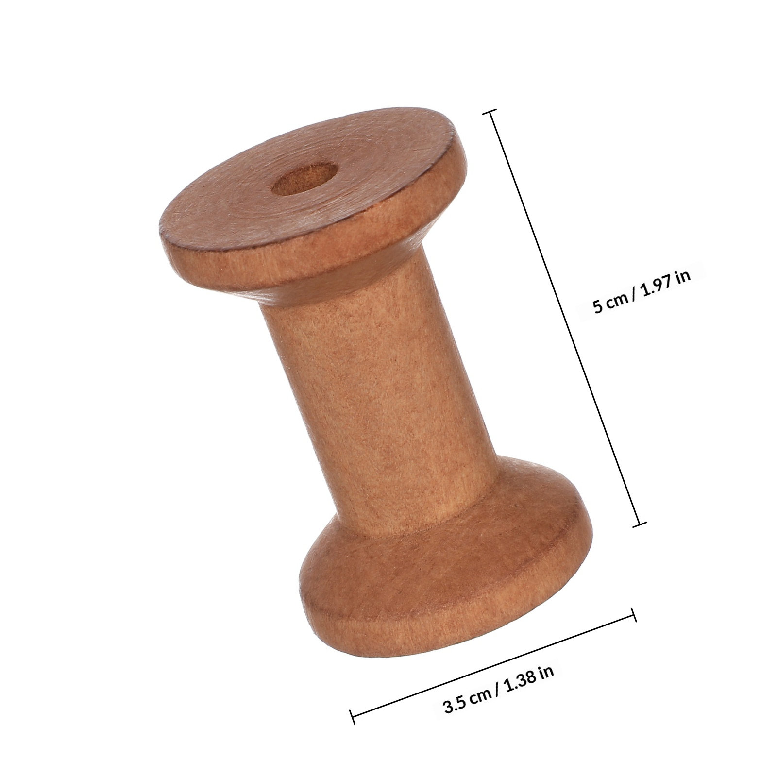20Pcs Wooden Thread Holders Em - Thread Bobbins Empty reseña y precio