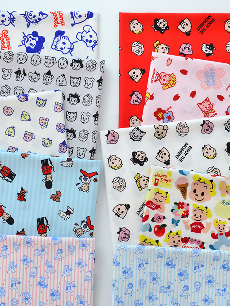 Japanese Style Cartoon Fabric  - Sewing By reseña y precio