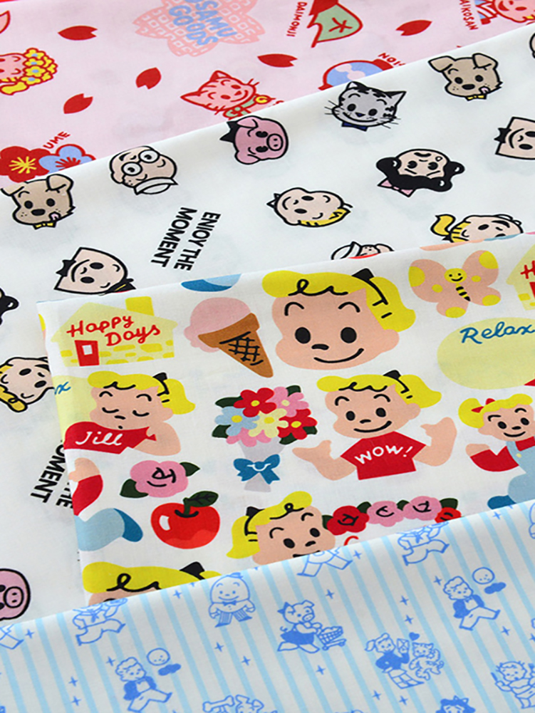 Japanese Style Cartoon Fabric  - Sewing By reseña y precio