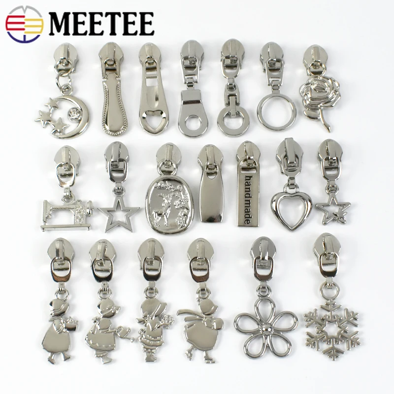 Metal Zipper Slider 5# 5-20Pcs - Textile And Sewing Supply reseña y precio