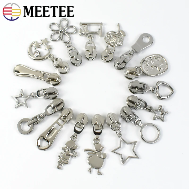 Metal Zipper Slider 5# 5-20Pcs - Textile And Sewing Supply reseña y precio