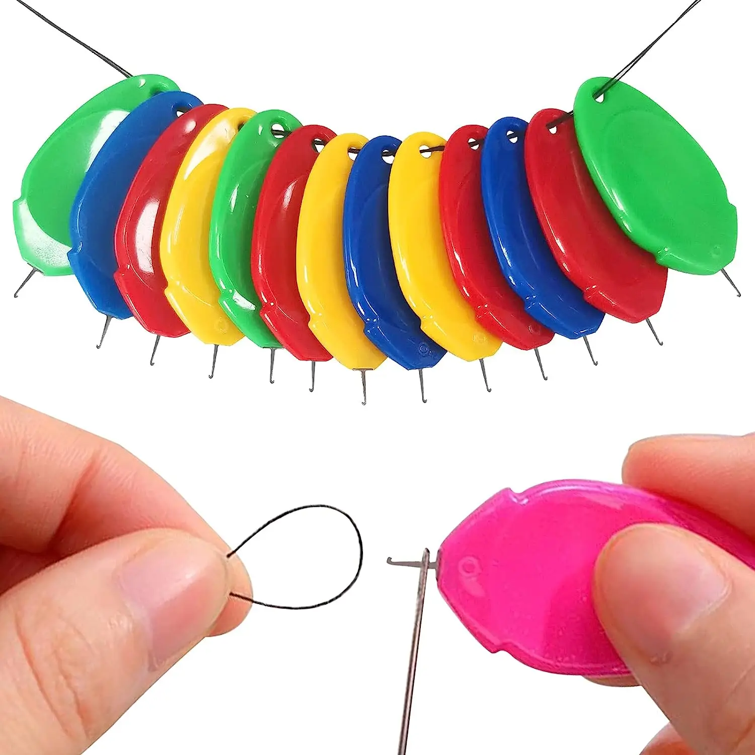 6Pcs Needle Threader Stitch In - Needle Threader Tool reseña y precio