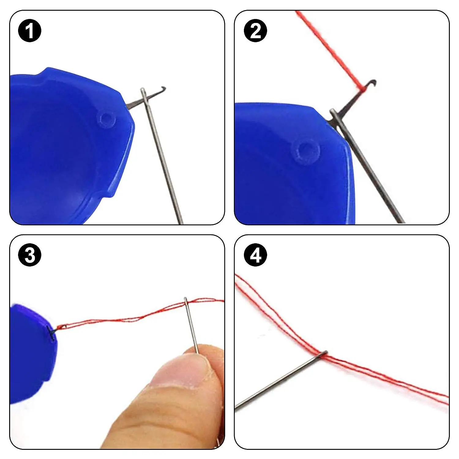 6Pcs Needle Threader Stitch In - Needle Threader Tool reseña y precio
