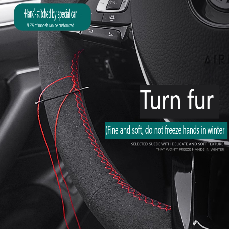 Hand Sewing Suede Car Steering - Sewing Gt reseña y precio