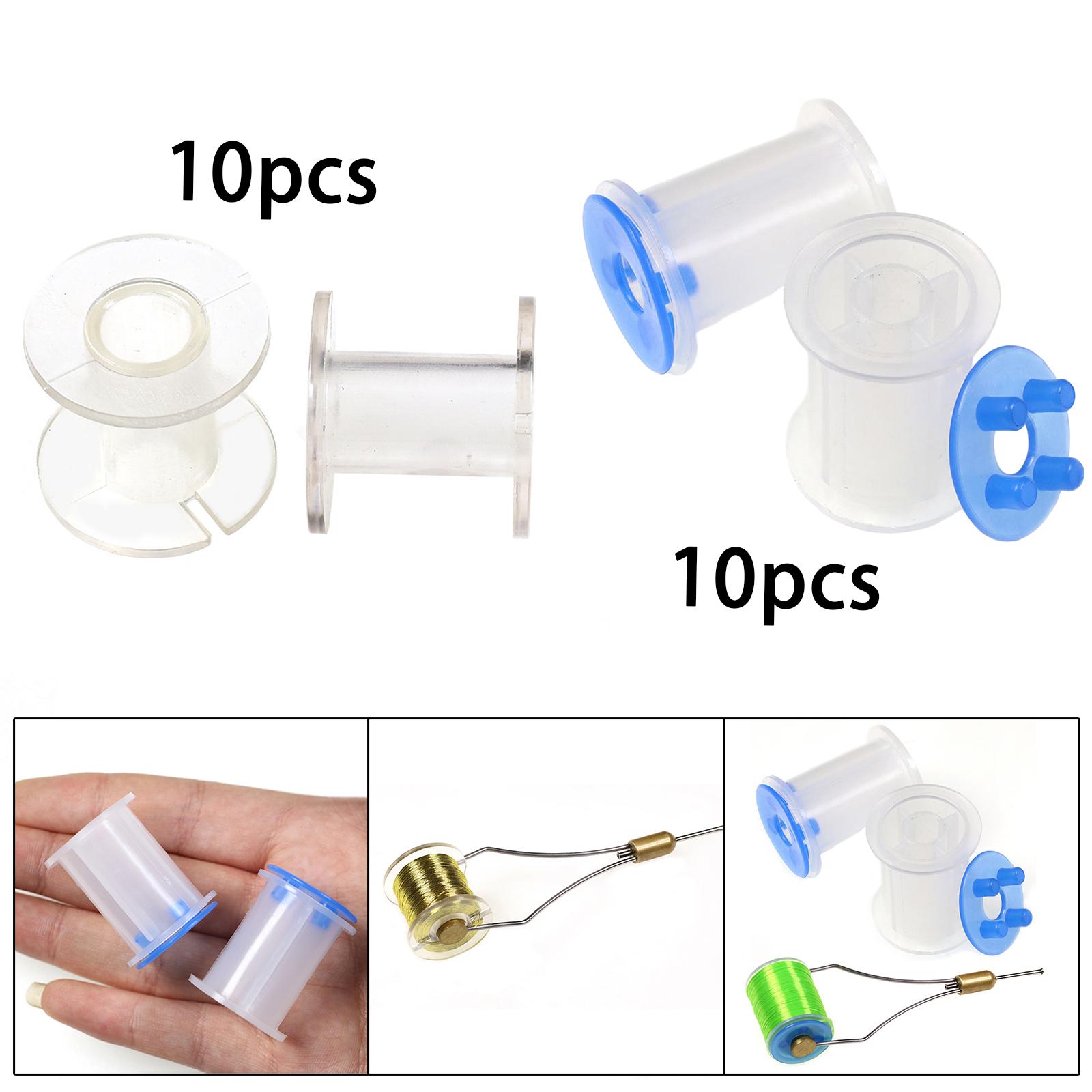 10Pcs Fly Tying Bobbin Spools  - Thread Bobbins Empty reseña y precio
