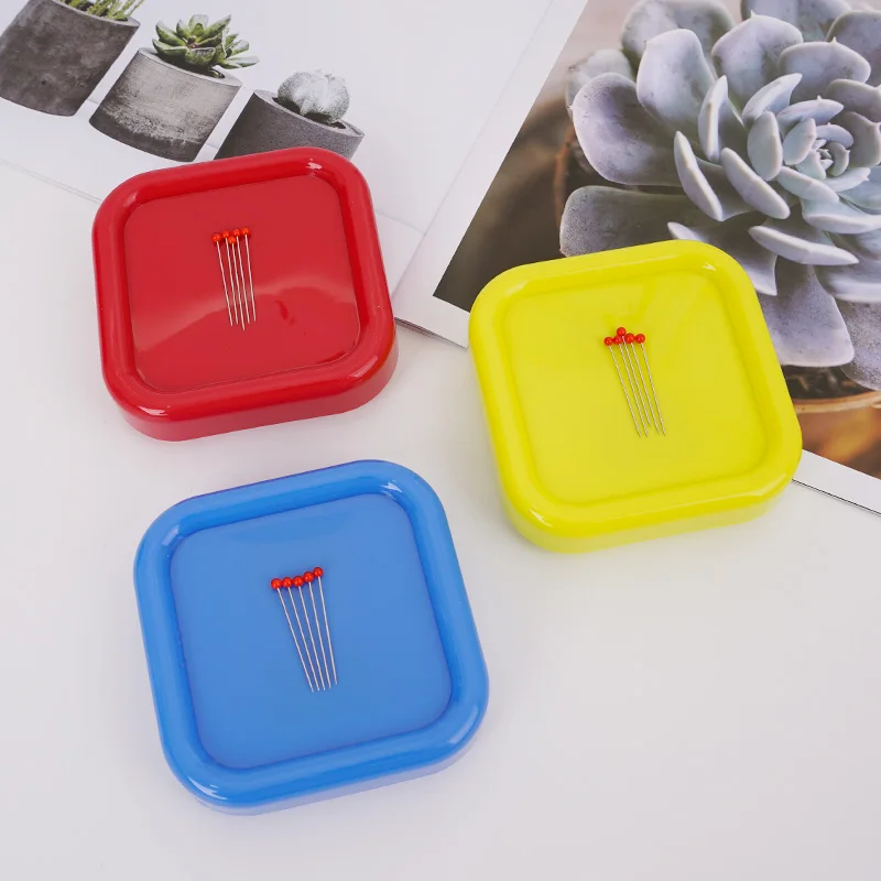 Color Square Magnetic Needle P - Sewing Pin Cushion reseña y precio