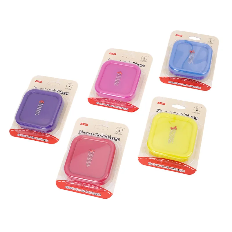 Color Square Magnetic Needle P - Sewing Pin Cushion reseña y precio