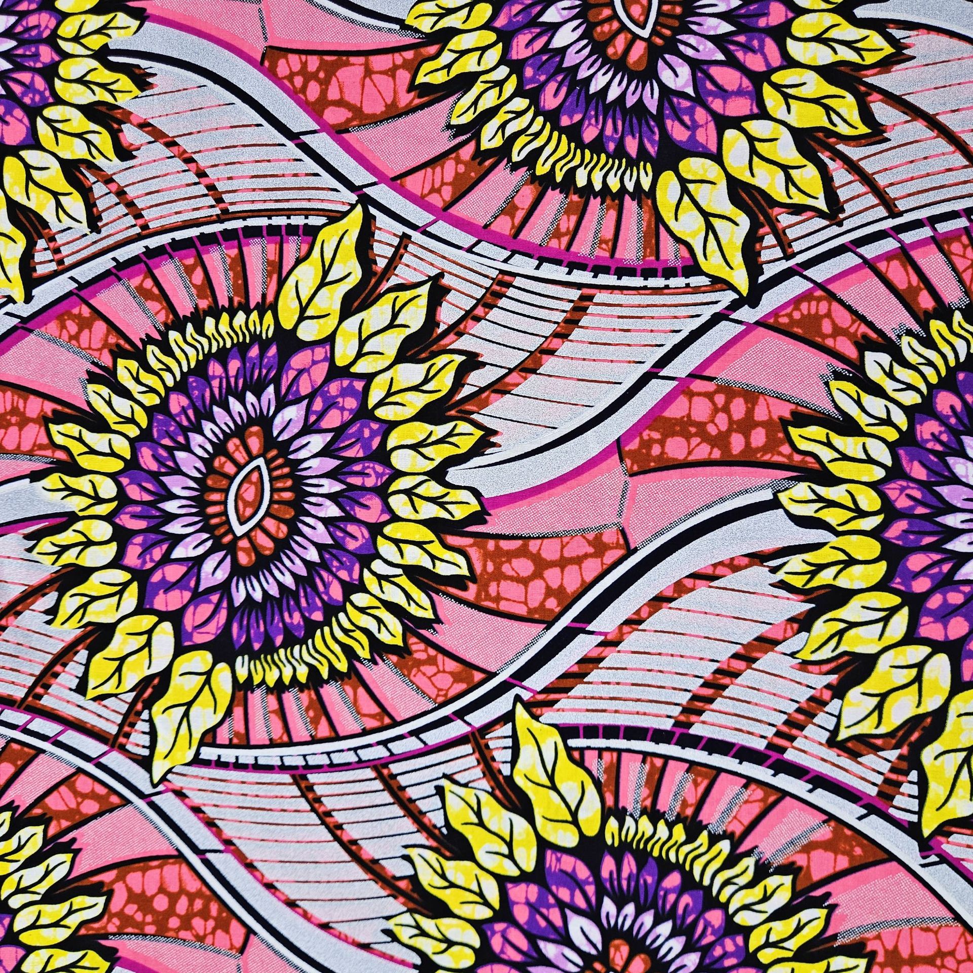 6Yards Long Cotton African Sty - Sewing Batik Fabric reseña y precio