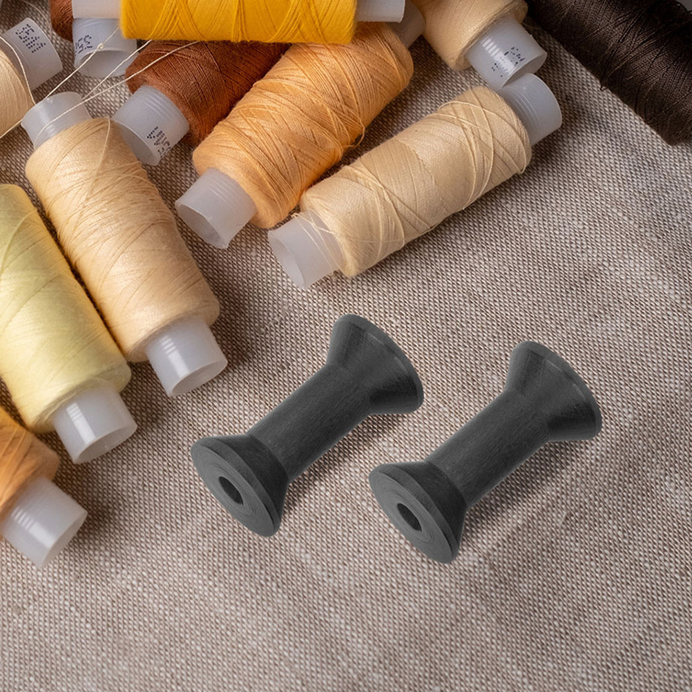 15Pcs Wooden Thread Spools Nat - Thread Bobbins Empty reseña y precio